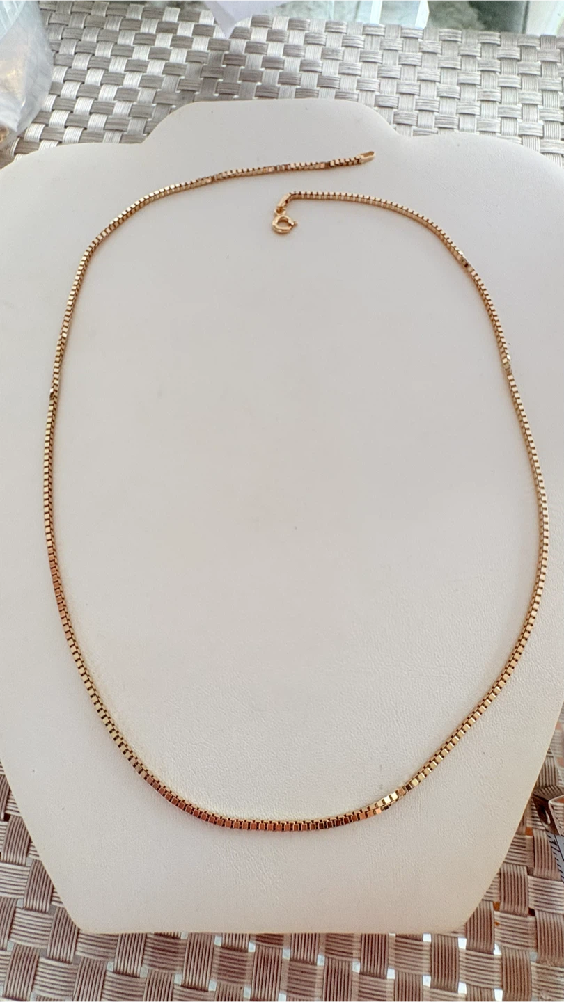 14k Gold Fill  Necklace with Cross & Amethyst and Blue topaz - photo 4