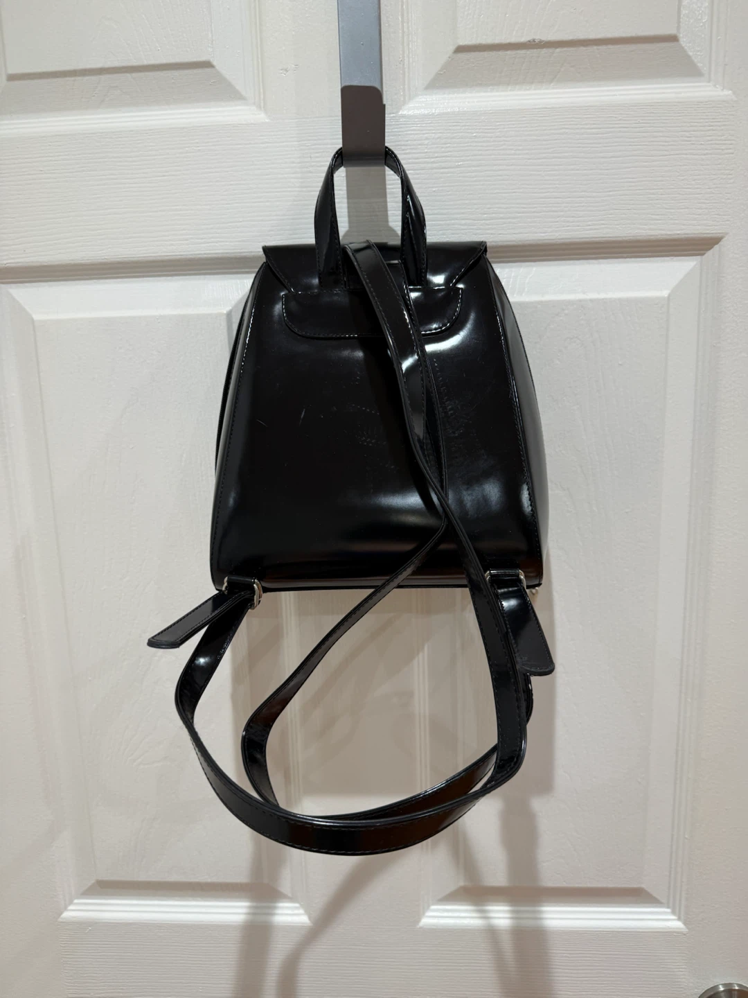 Black Fashion Backpack Purse - photo 2