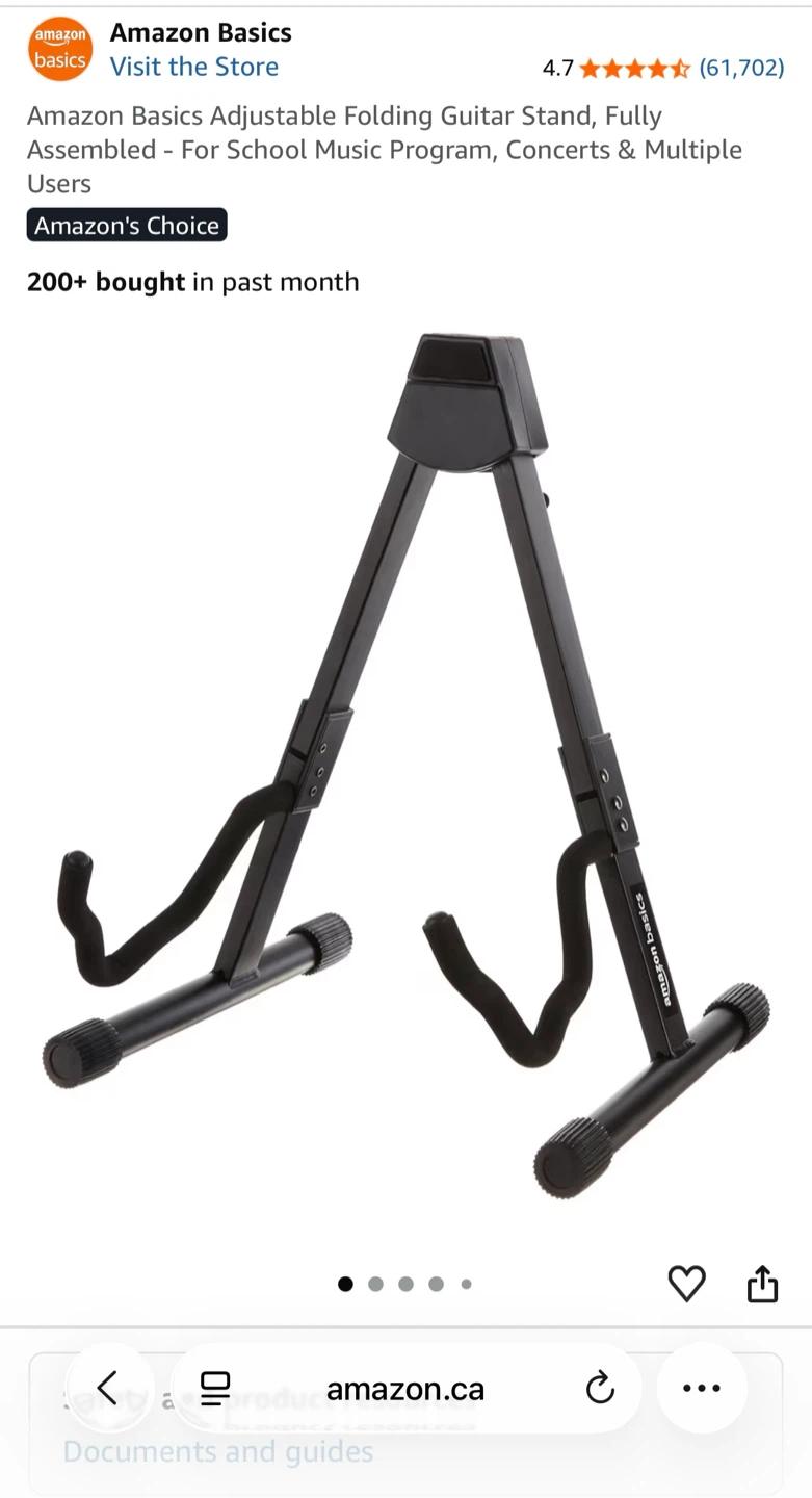 Amazon Basics Guitar Stand