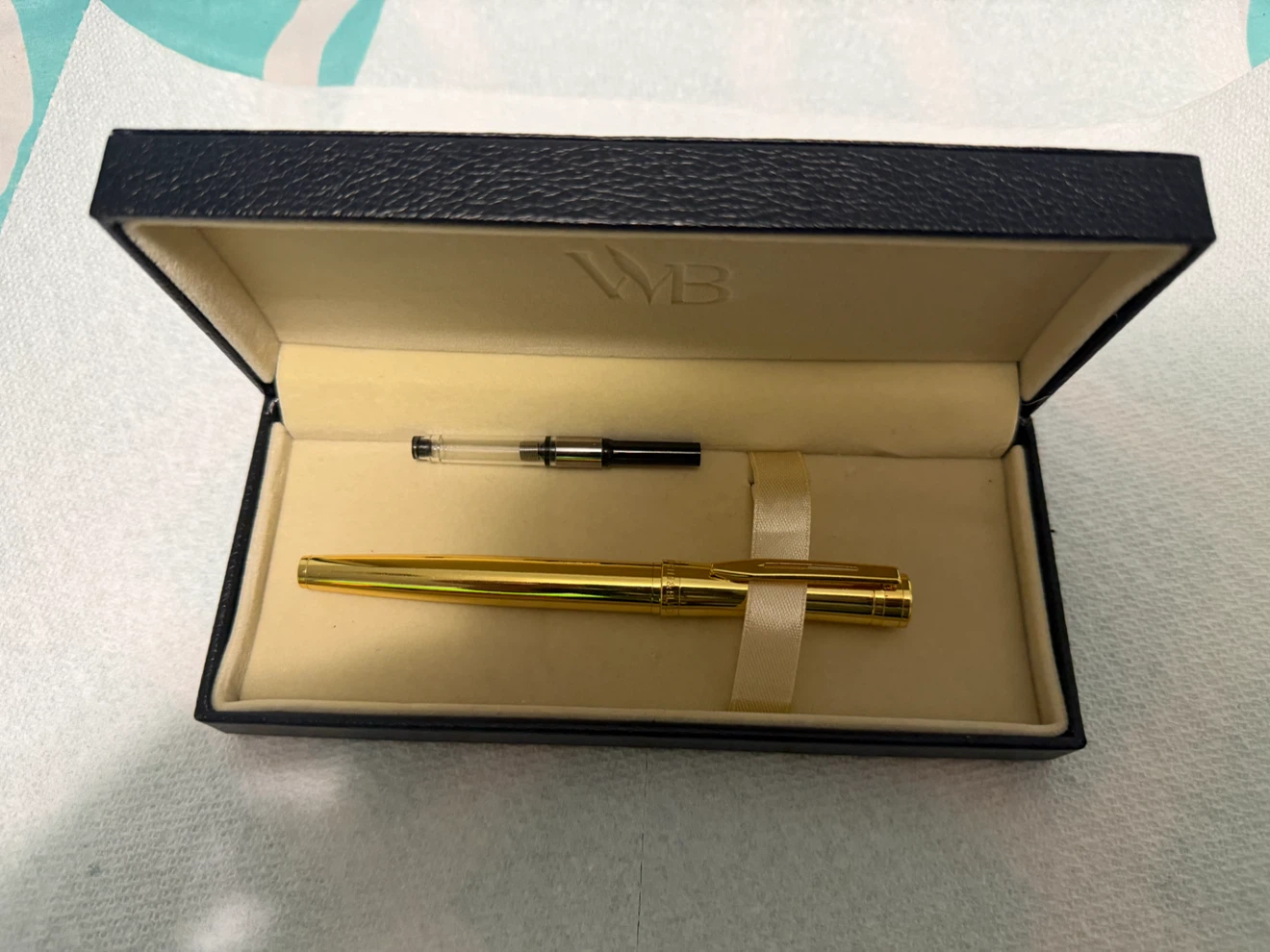 Brand New Wordsworth & Black Gold Fountain Pen with Box - photo 5