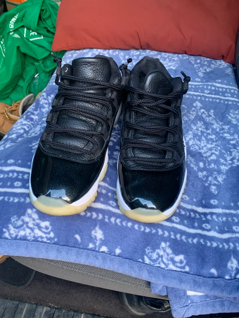 Air Jordan 11 "Blackout" Sneakers - photo 2