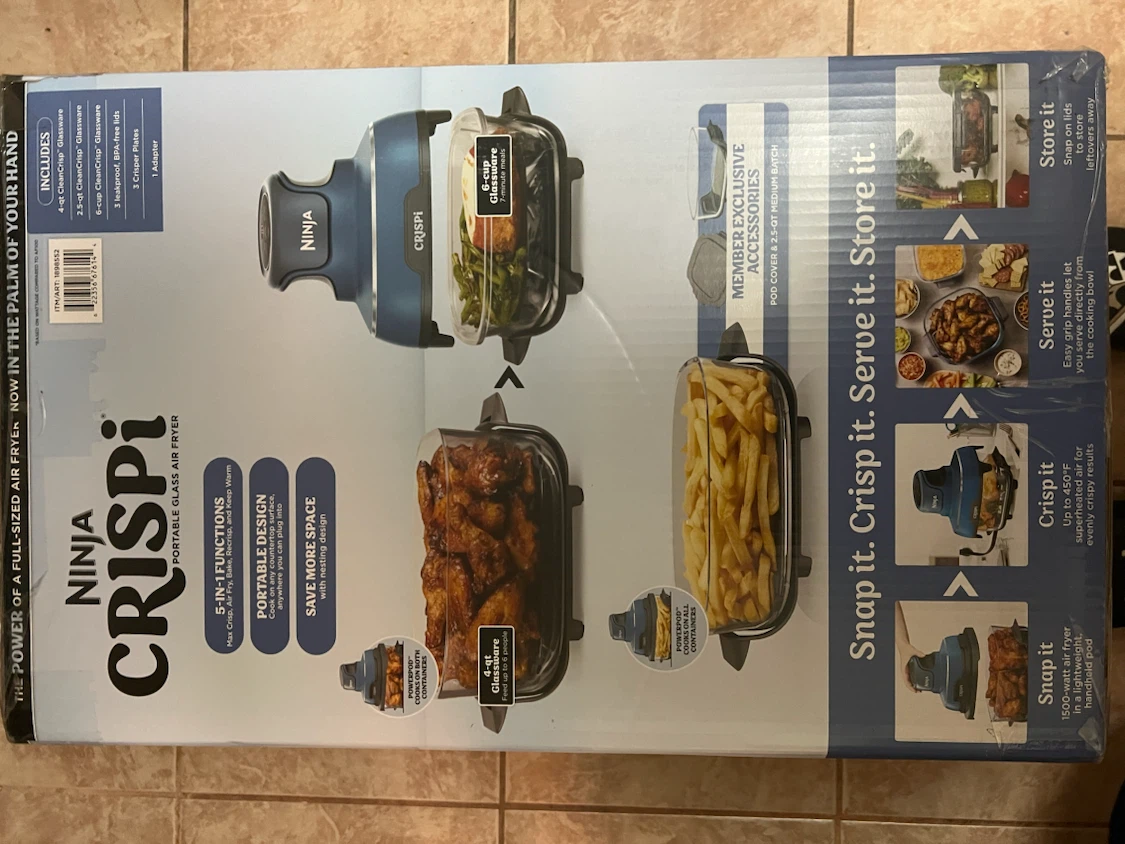 Ninja CRiSPi Portable Glass Air Fryer