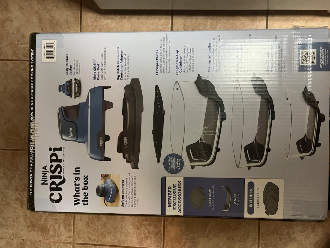 Ninja CRiSPi Portable Glass Air Fryer - photo 3