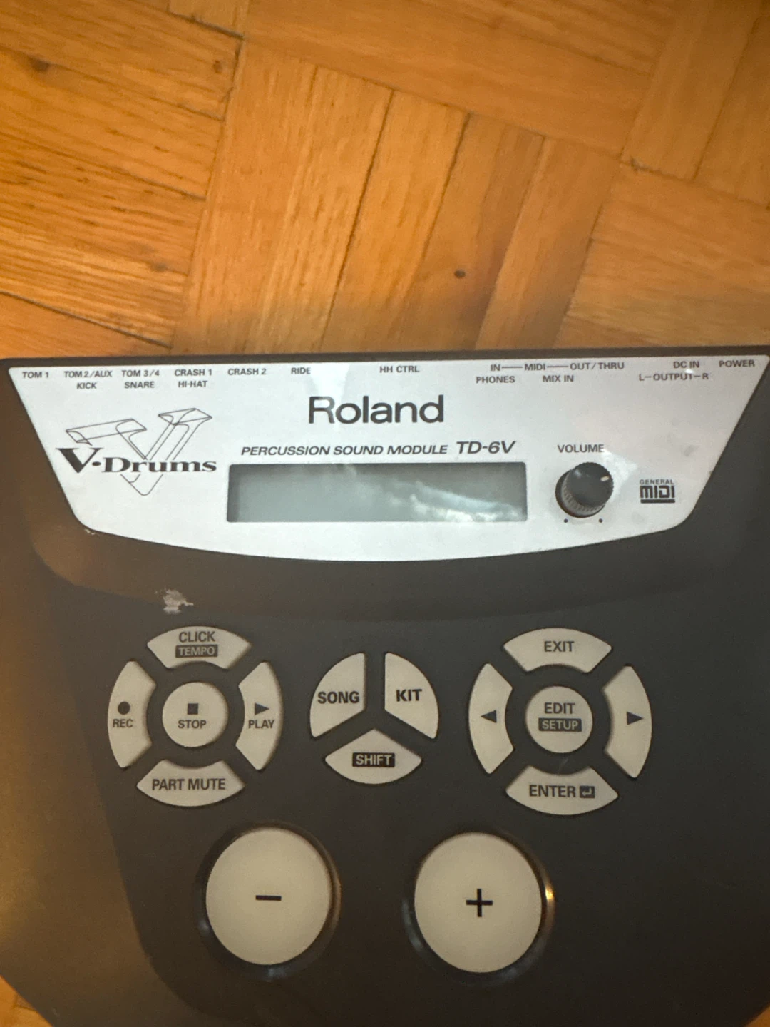 Roland TD-6V V-Drums Percussion Sound Module with PD-80R Pad - photo 2