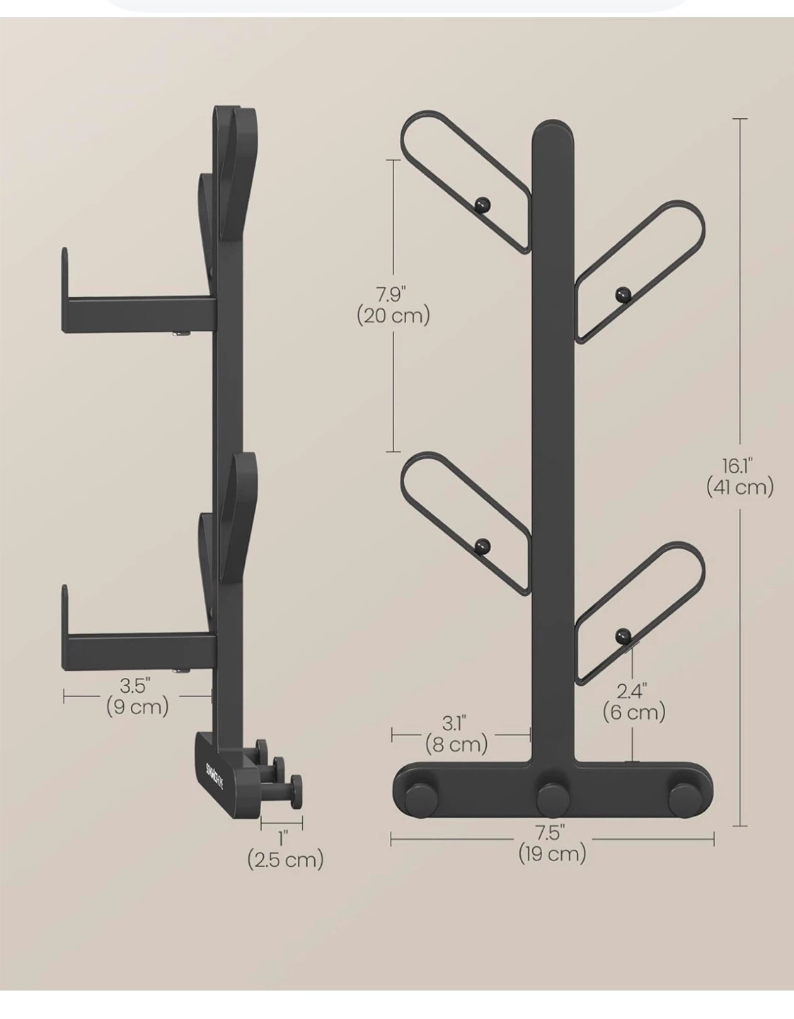 🧢 Wall-mounted coat rack featuring a branch-look design 🧥 - photo 3