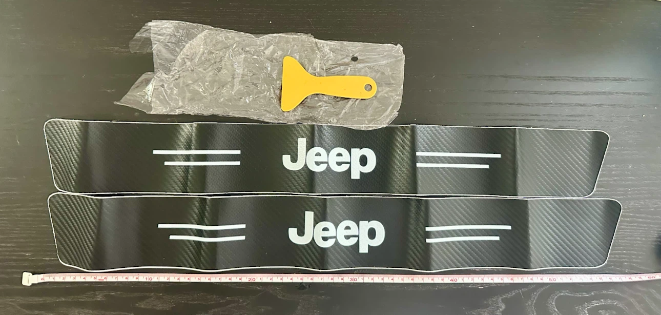 Jeep Carbon Fiber Door Sill Protectors