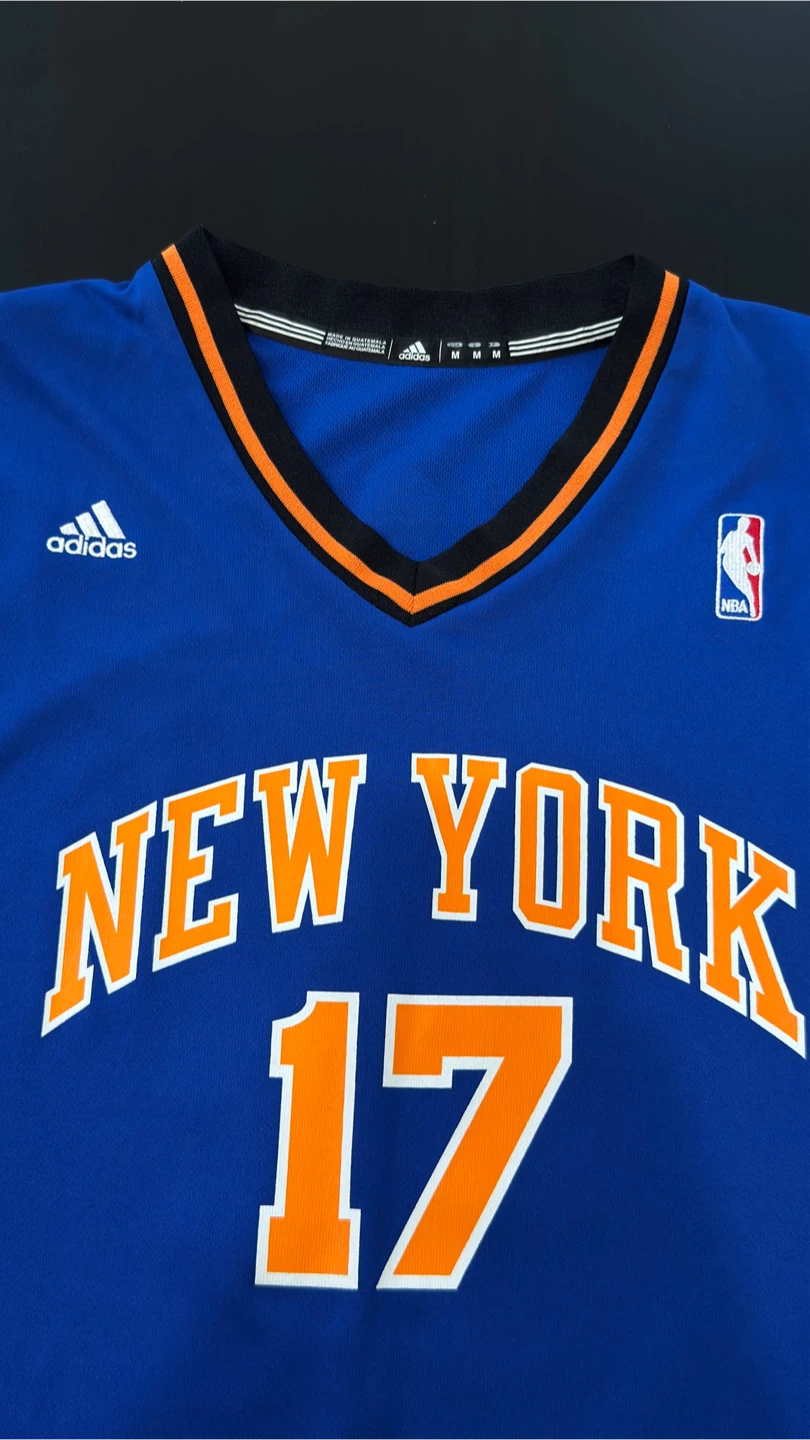 Adidas NBA New York Knicks Jeremy Lin Jersey #17 - Size M - photo 2