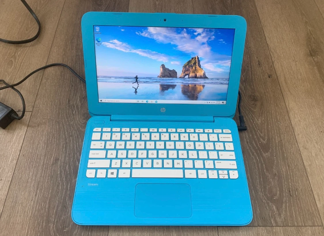 Blue HP Stream Laptop