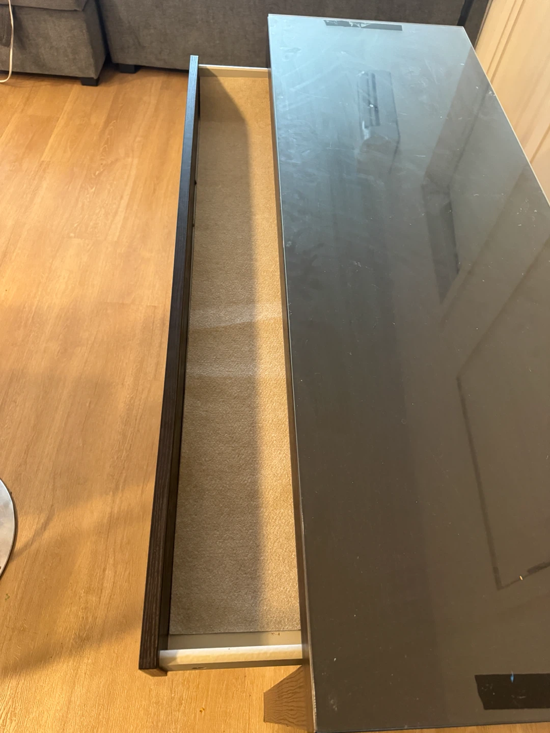 Console Table with Glass Top - photo 2