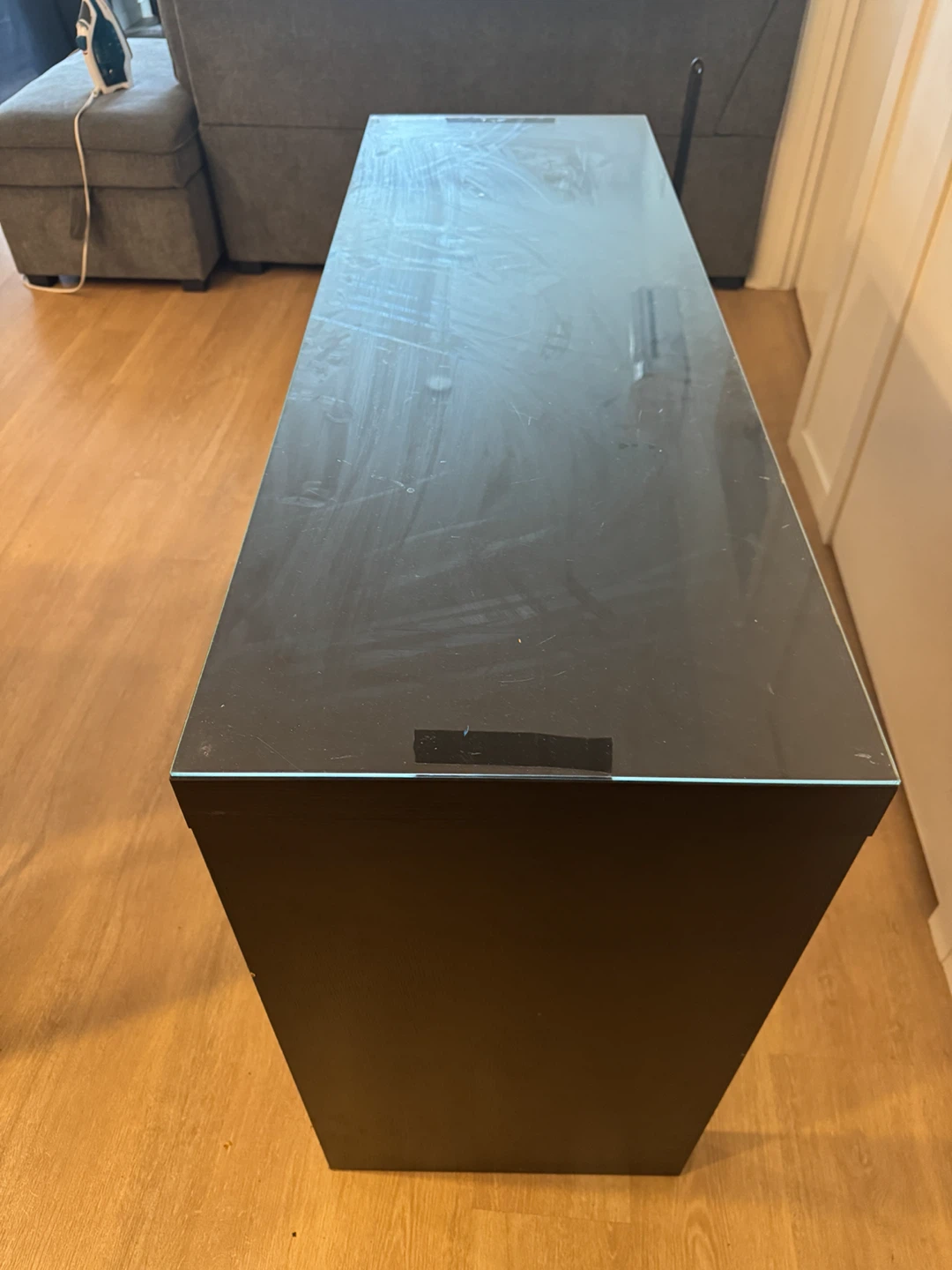 Console Table with Glass Top - photo 3
