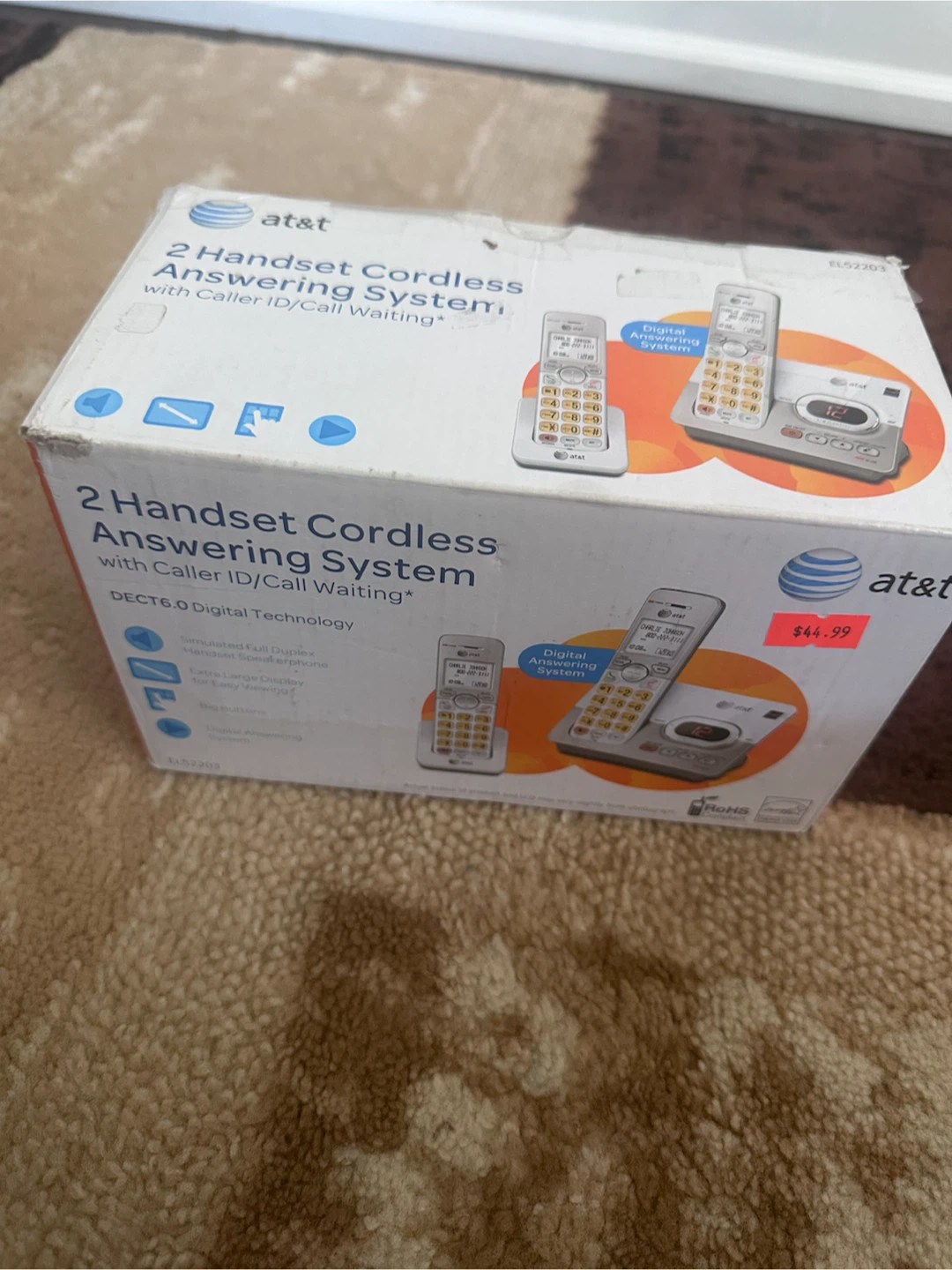 AT&T 2 Handset Cordless Answering System - photo 2