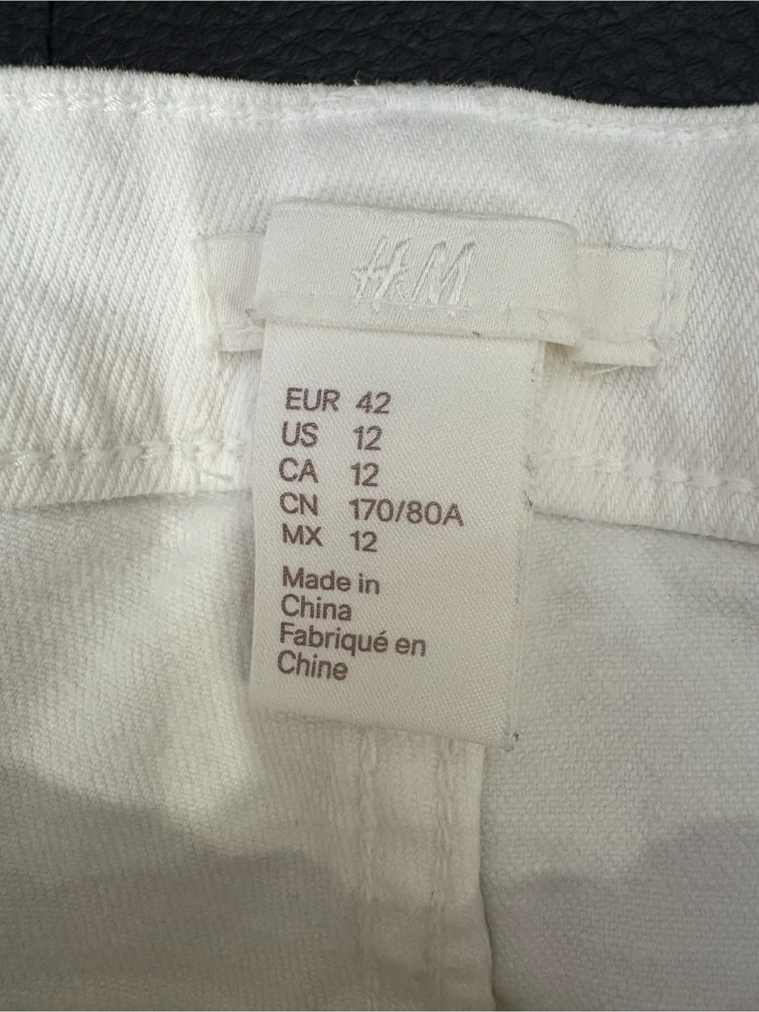 H&M White Denim Cut Off Shorts - photo 4
