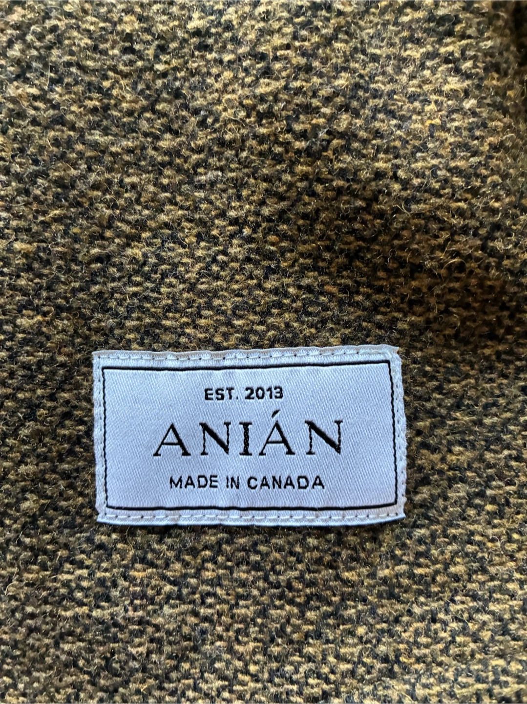 ANIÁN Berlino Wool Shacket - Large - Made in Canada - photo 2