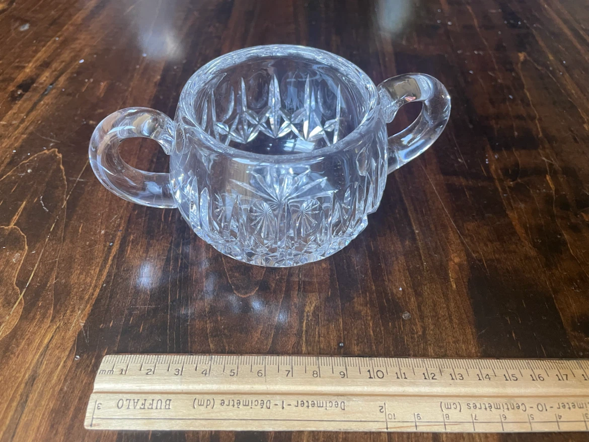 Crystal sugar bowl - photo 4