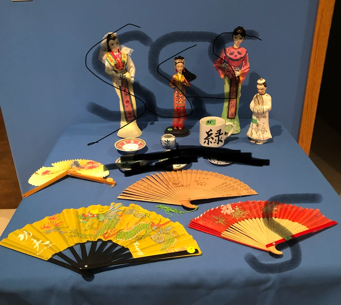 Oriental Decorations Fans and Glassware - photo 2