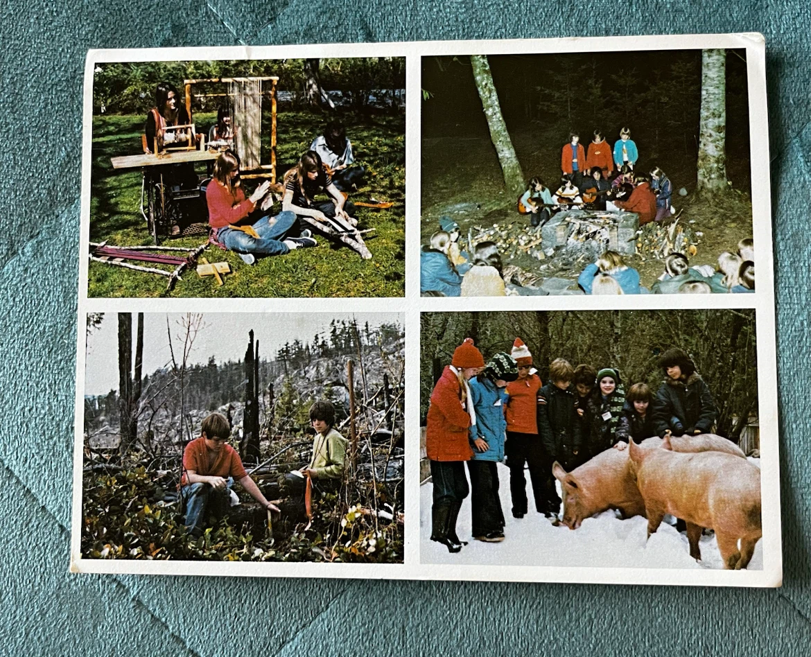 North Vancouver Outdoor School Postcard
