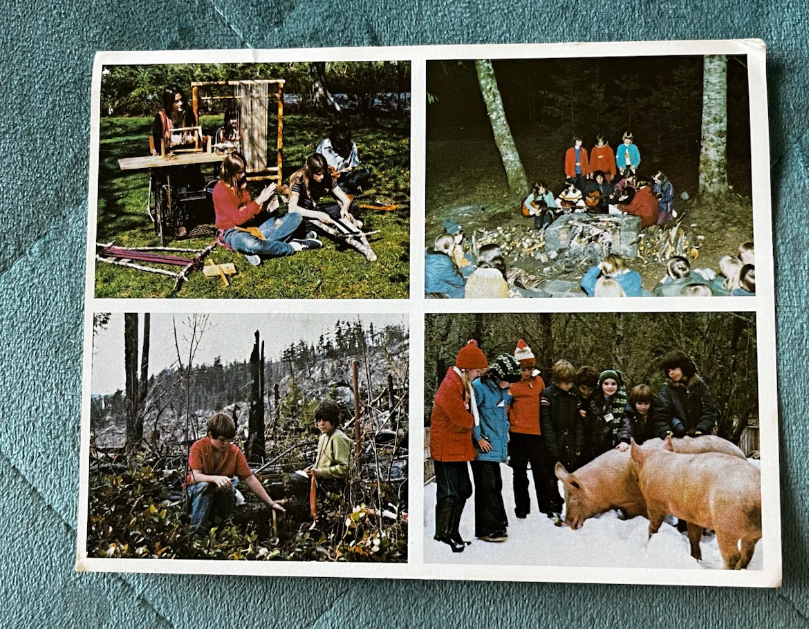 North Vancouver Outdoor School Postcard - photo 2