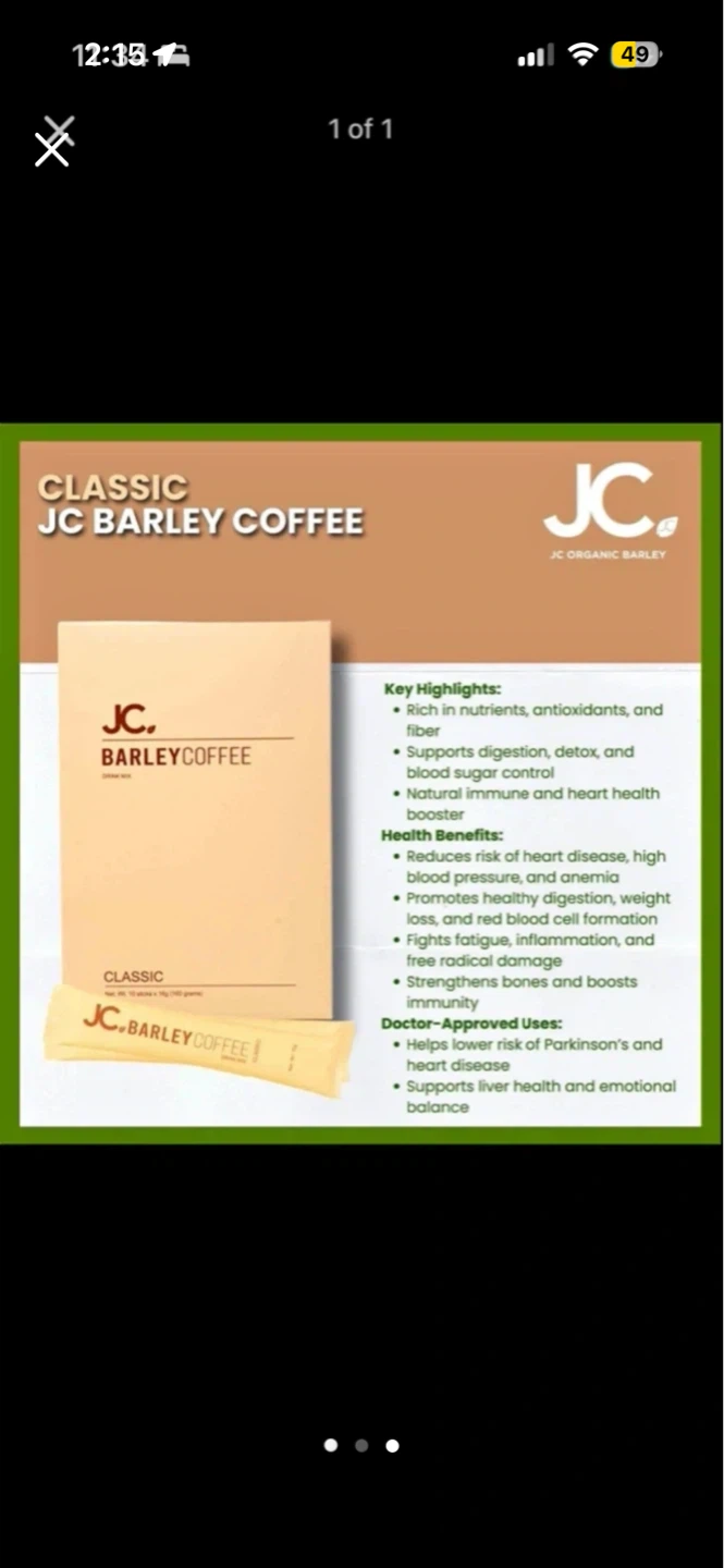 JC Organic Barley Coffee - Mocha & Classic