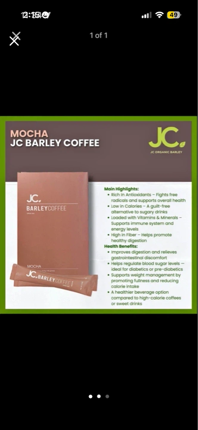 JC Organic Barley Coffee - Mocha & Classic - photo 2
