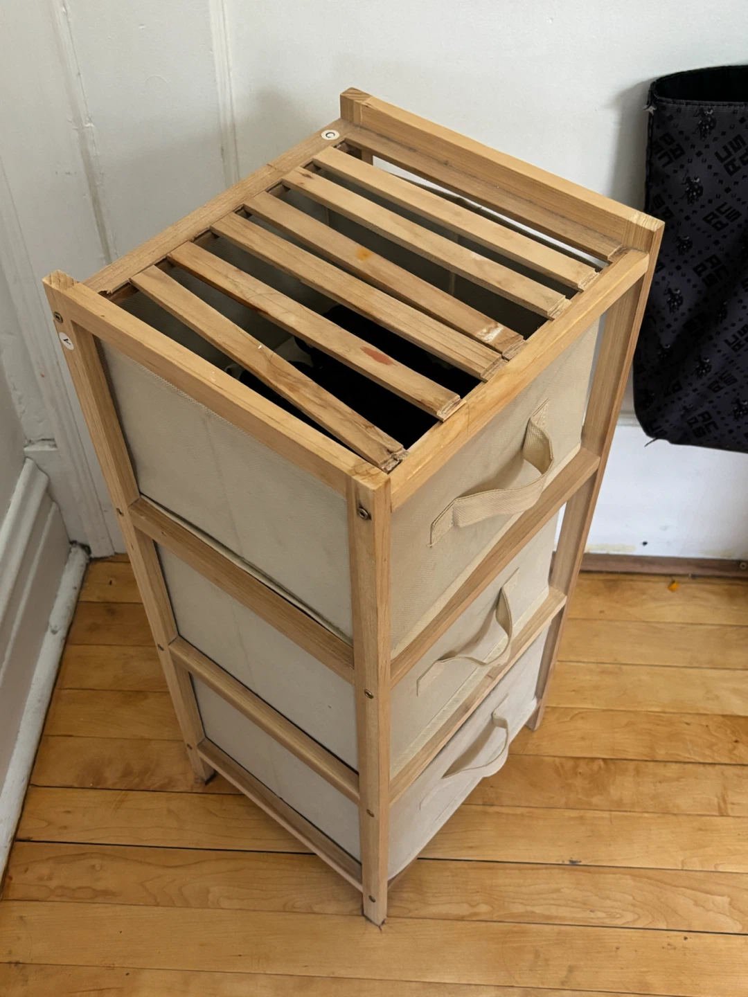 Wooden 3-Drawer Storage Unit - photo 2