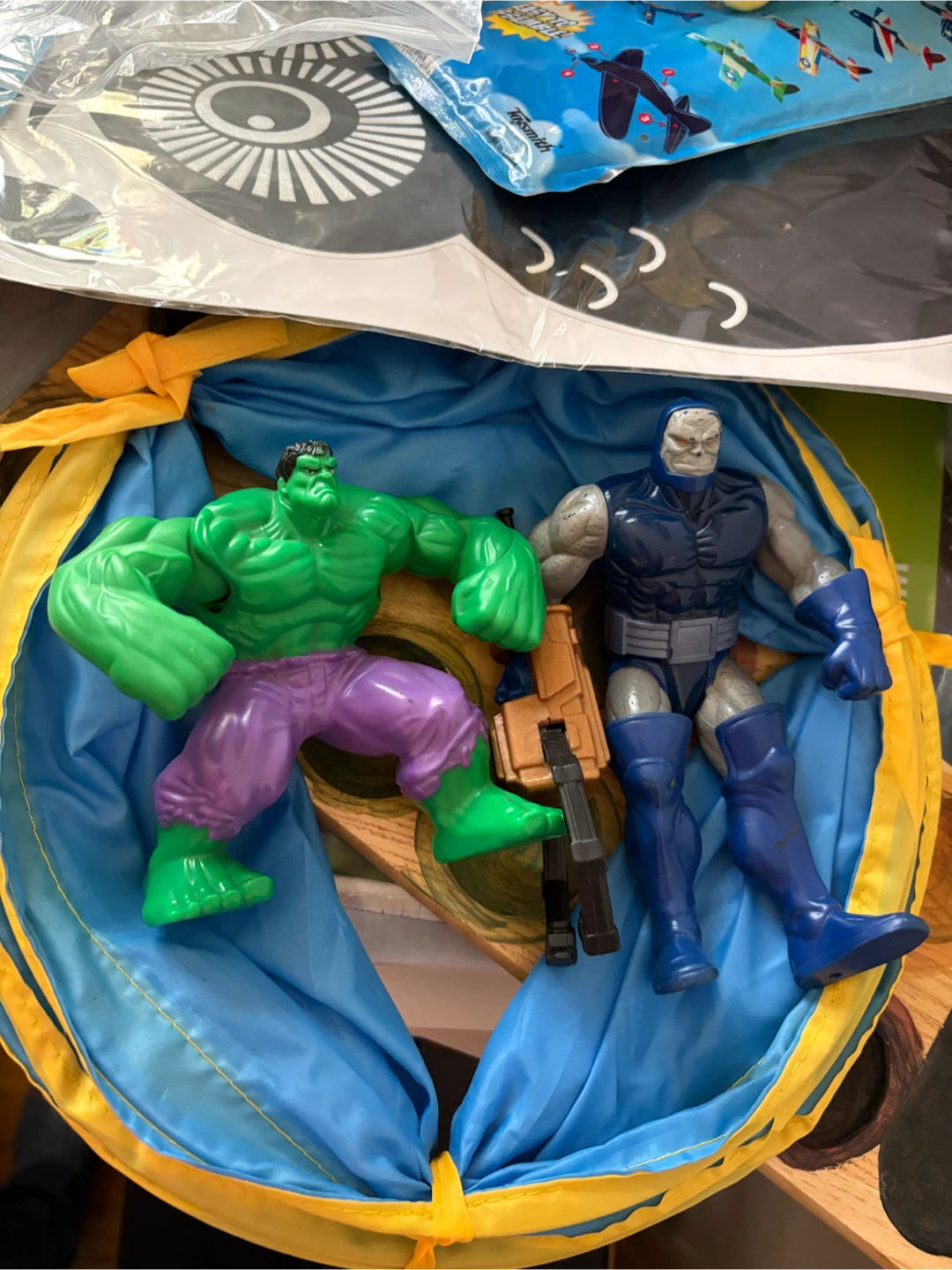 Hulk and Darkseid Action Figures