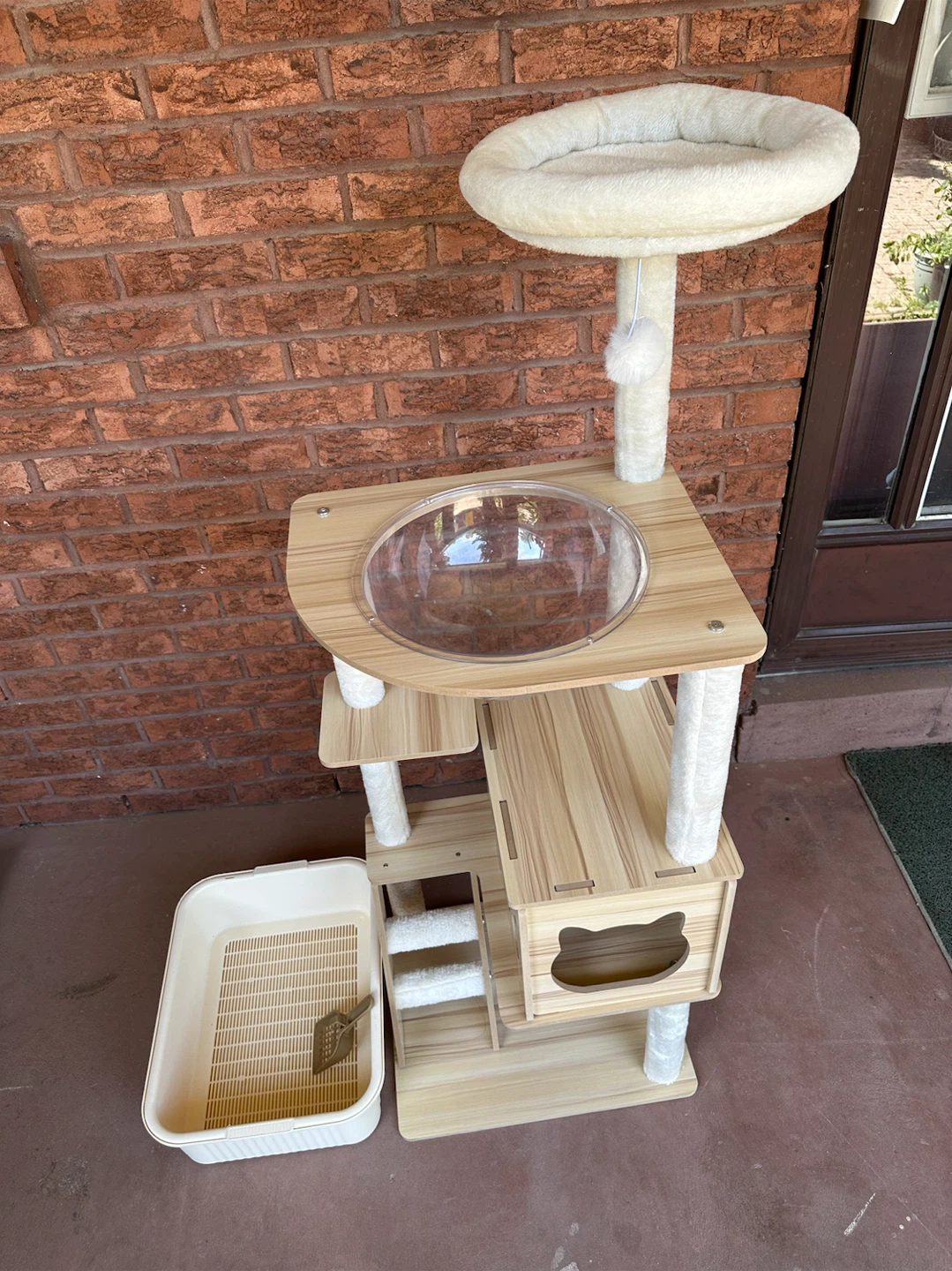 Cat Tree Condo with Litter Box - photo 2