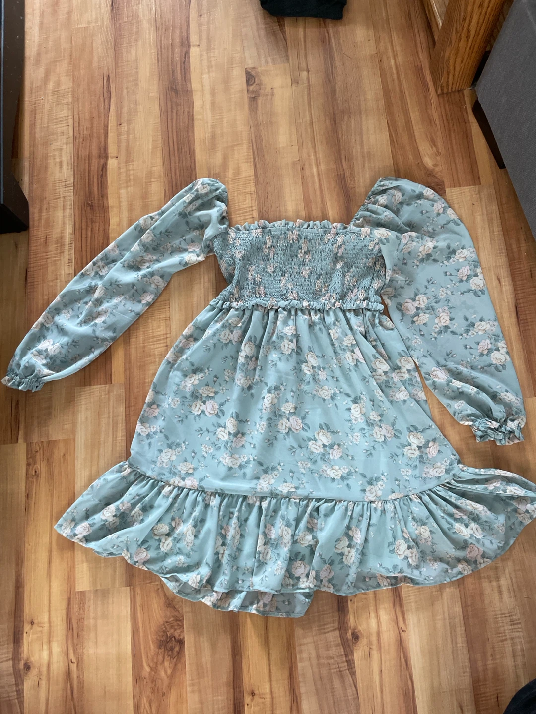 ARDENE Floral Smocked Mini Dress