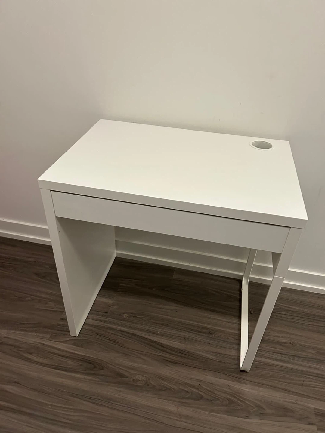 IKEA White Desk with Drawer