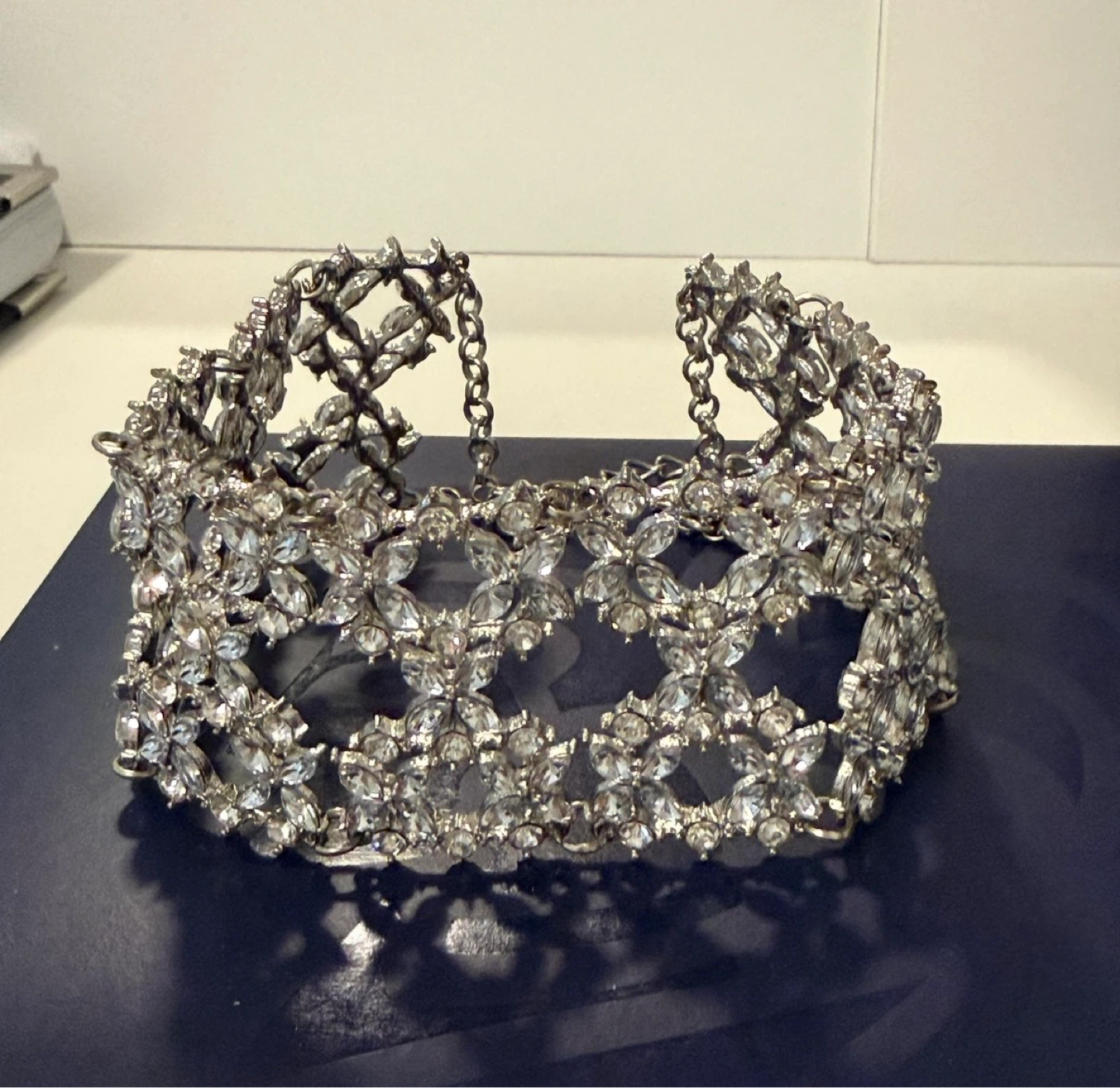 Sparkly Crystal & Bead Choker Necklace - photo 2