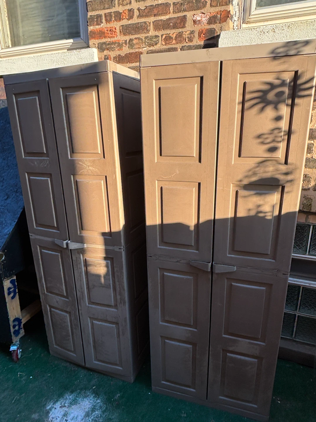 Plastic Storage Cabinet Shelving Unit