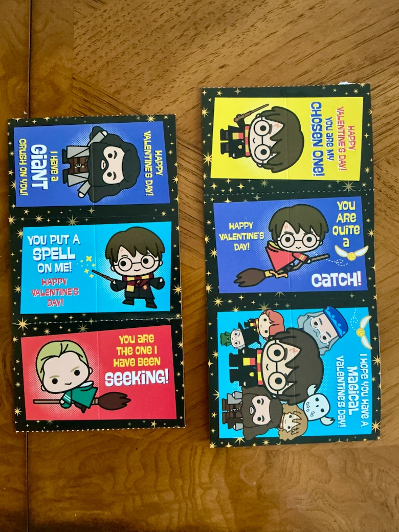 Harry Potter Valentine's Day Cards