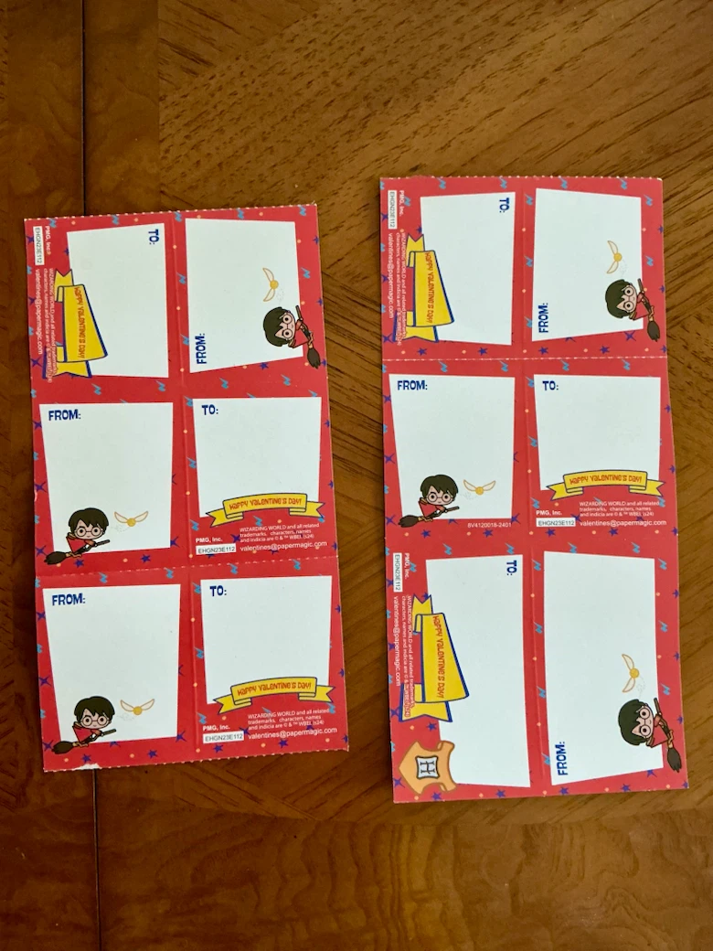 Harry Potter Valentine's Day Cards - photo 2