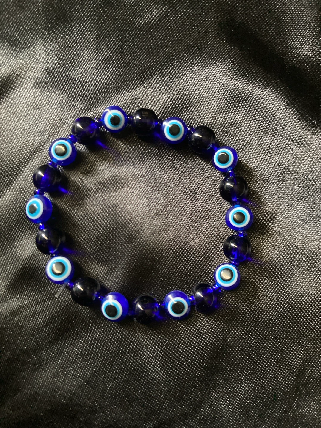 Dark Blue Evil Eye Hand Made Bracelet