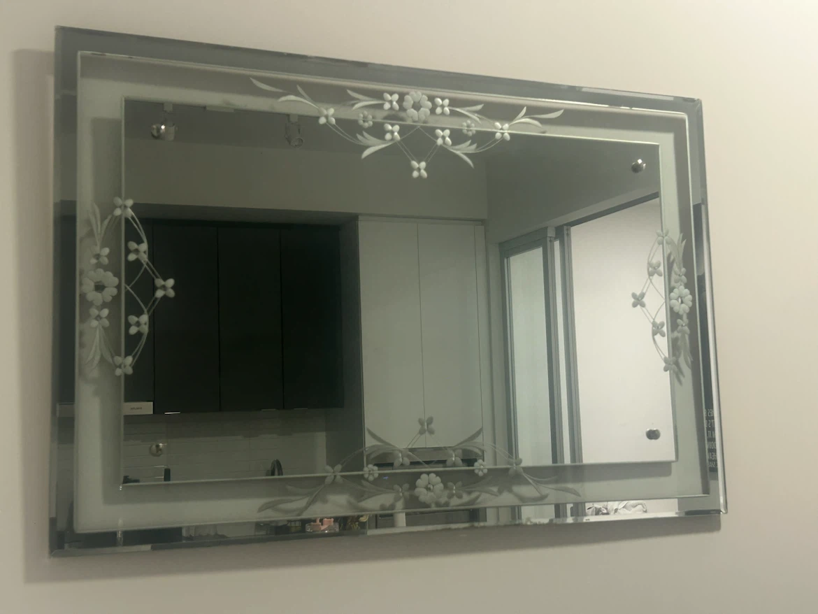 Decorative Etched Mirror