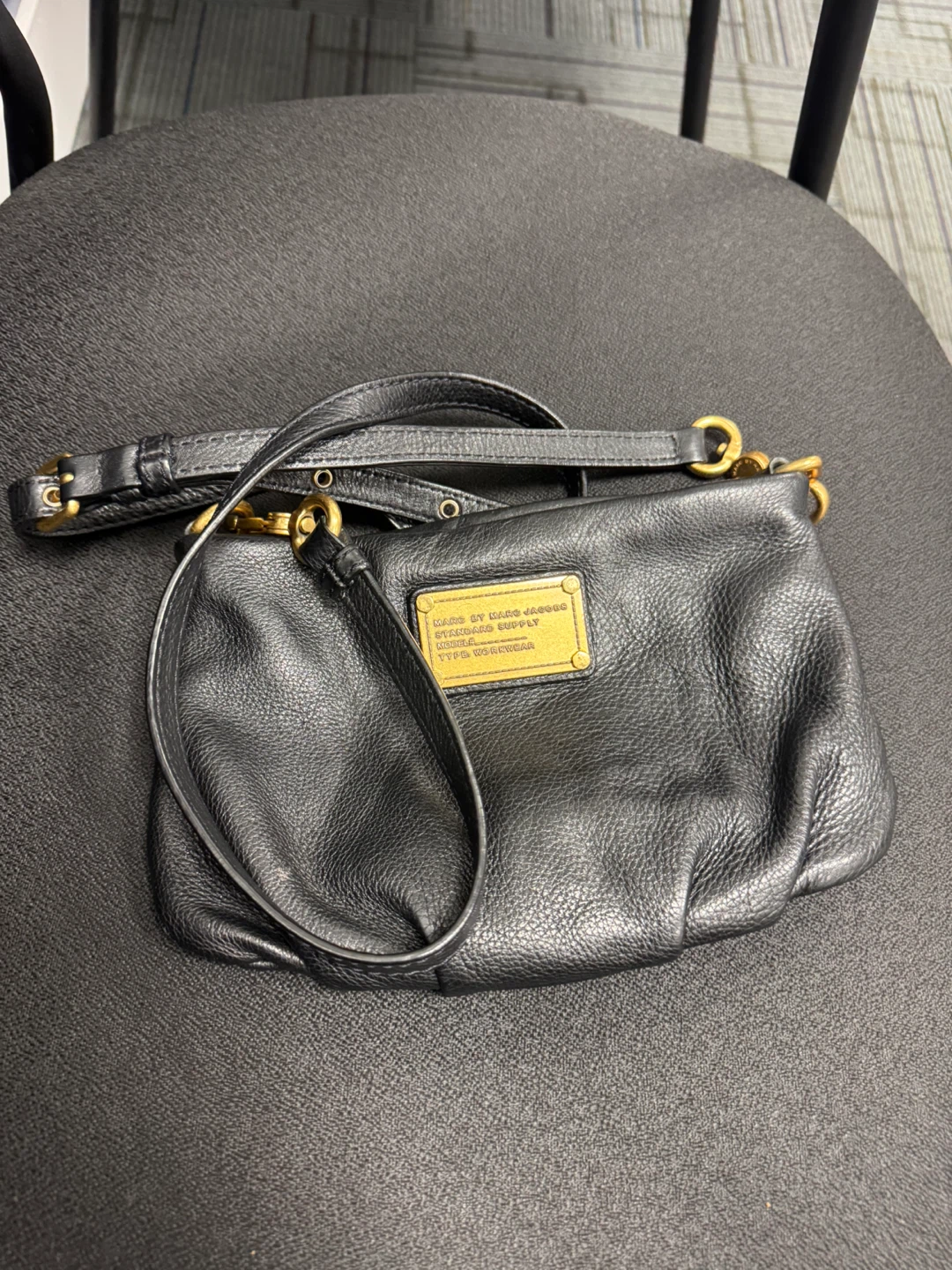 Marc by Marc Jacobs Black Leather Crossbody Bag