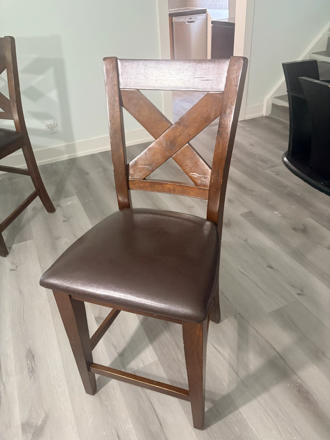 Omaha X-back dining set with chairs and bench - photo 5