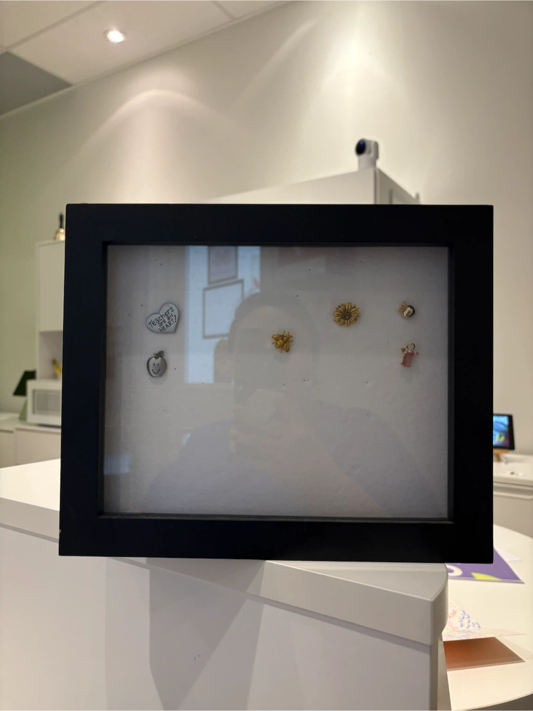 8.5” × 11” Black Shadow Box Display Frame - photo 2