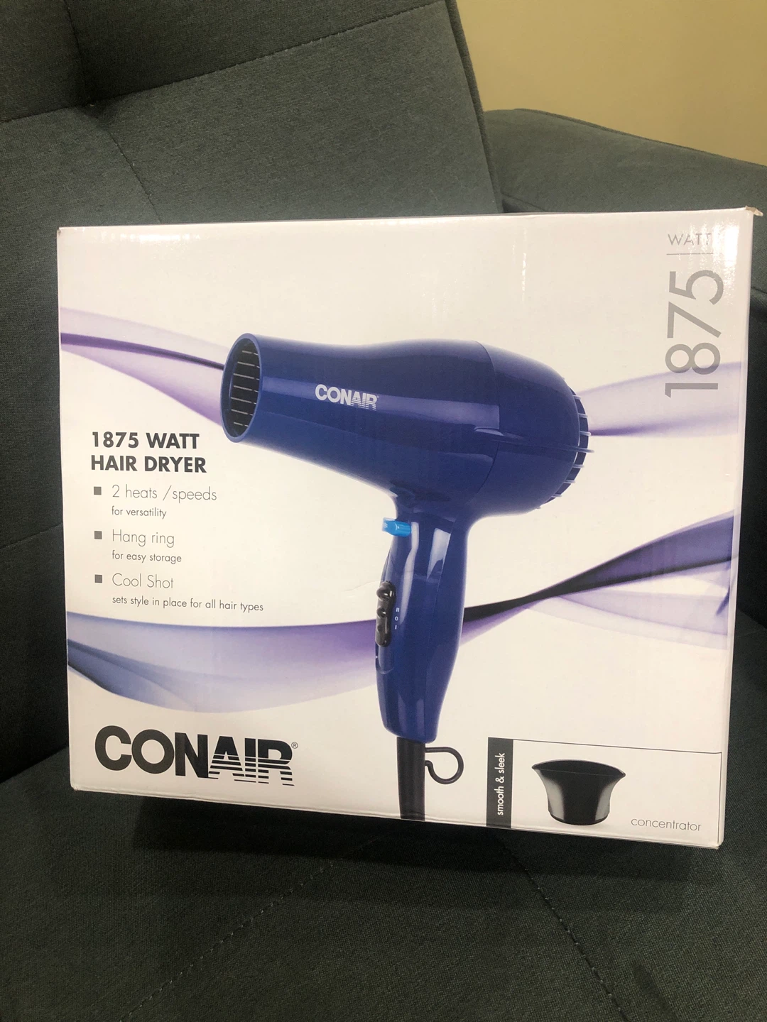 Hair Dryer Conair 1875 Watt - Blue - photo 3