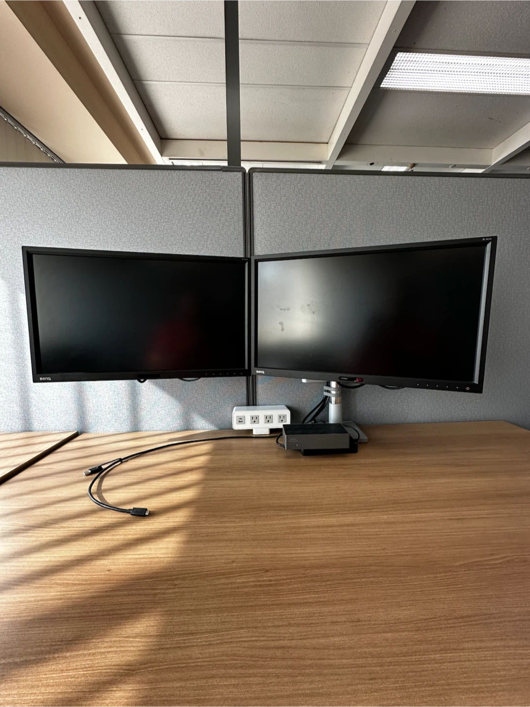 BenQ Dual Monitor Setup with Stand
