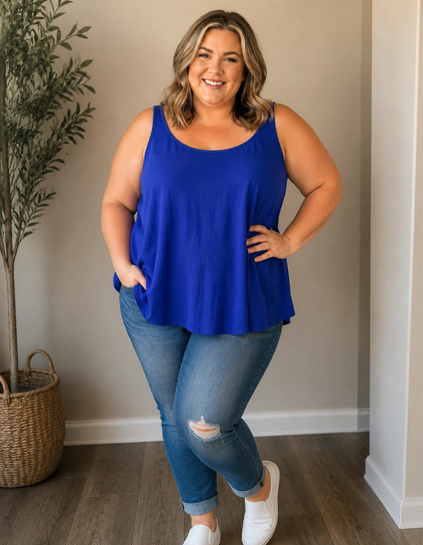 Royal Blue Tank Top