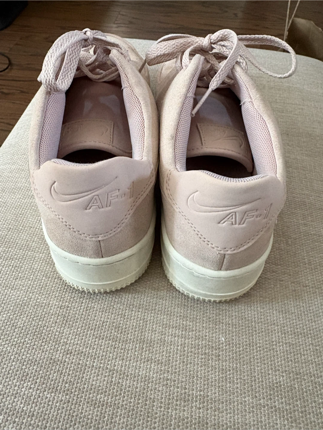 Nike Air Force 1 Sage Low Pink Suede Sneakers women - photo 3