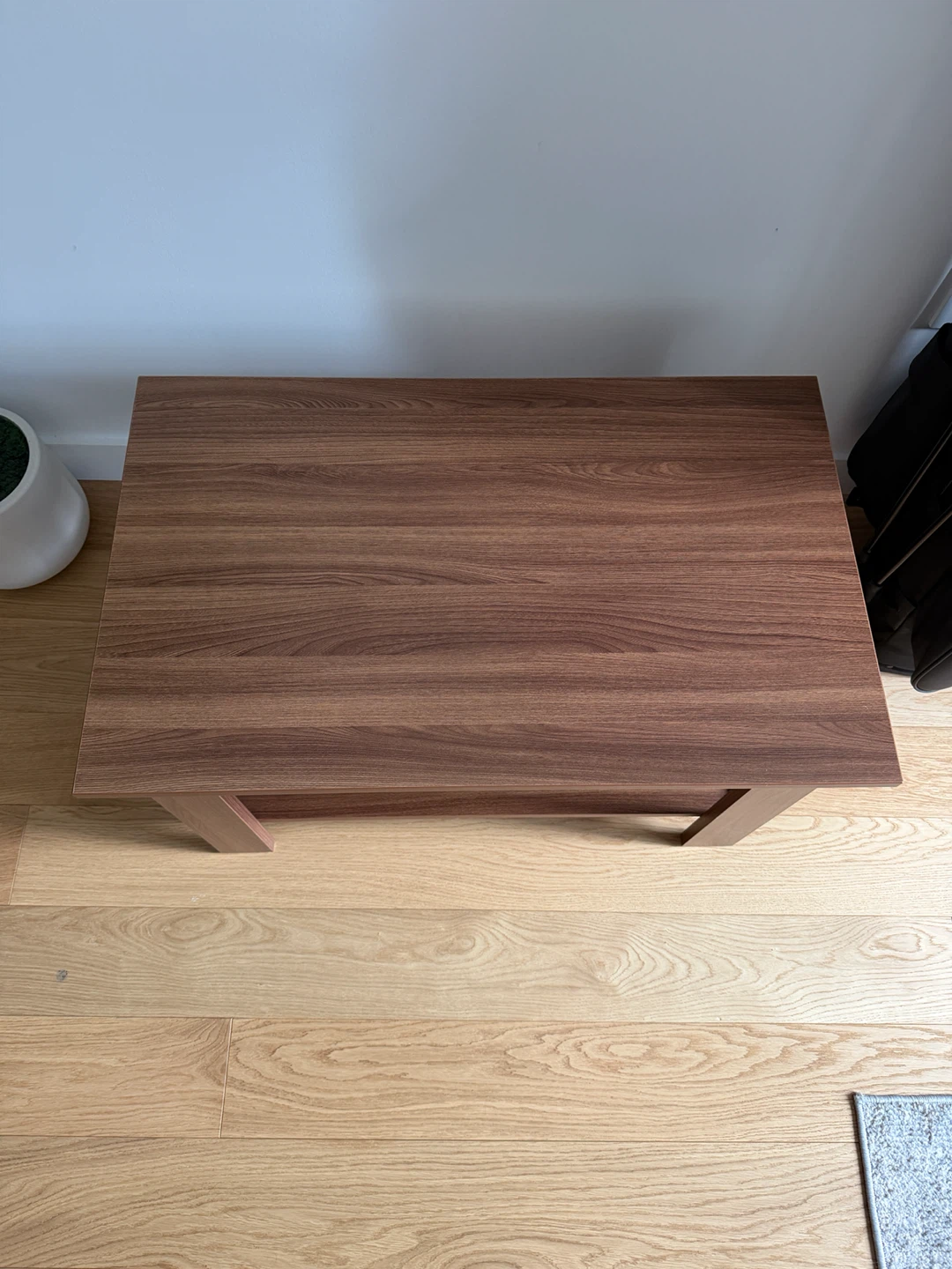 Wood Coffee Table with Shelf - photo 2