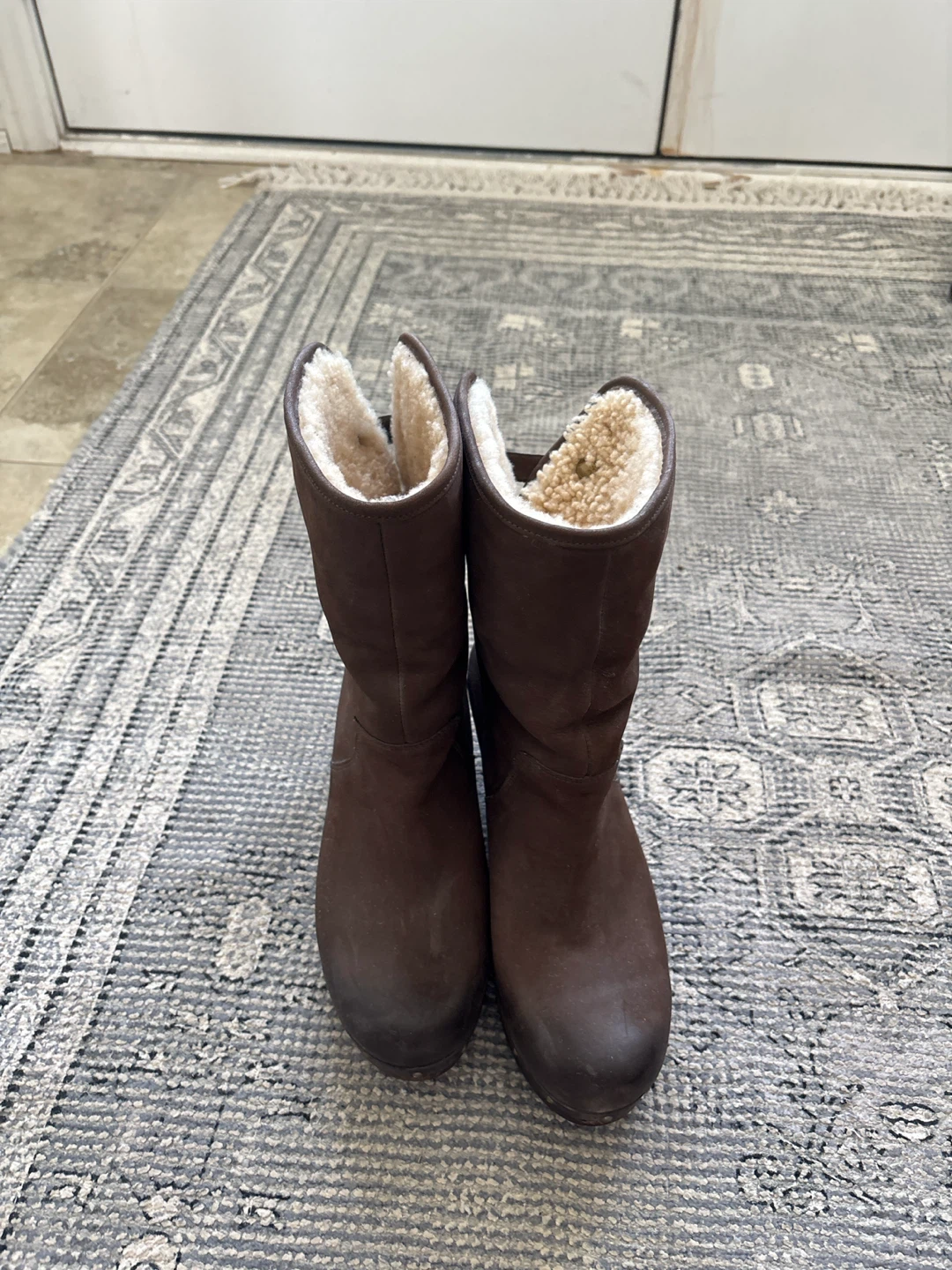 Brown Lined Winter Boots
