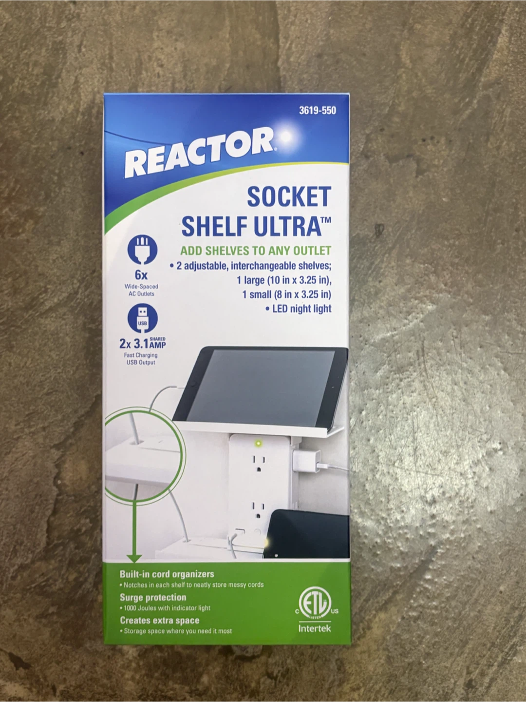 REACTOR SOCKET SHELF