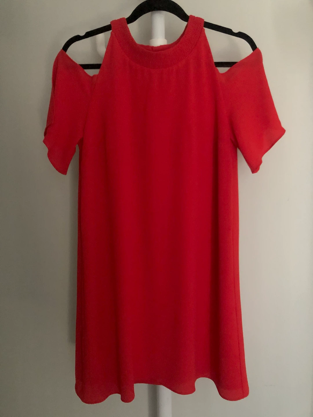 Red Cold Shoulder Dress $30 - photo 3