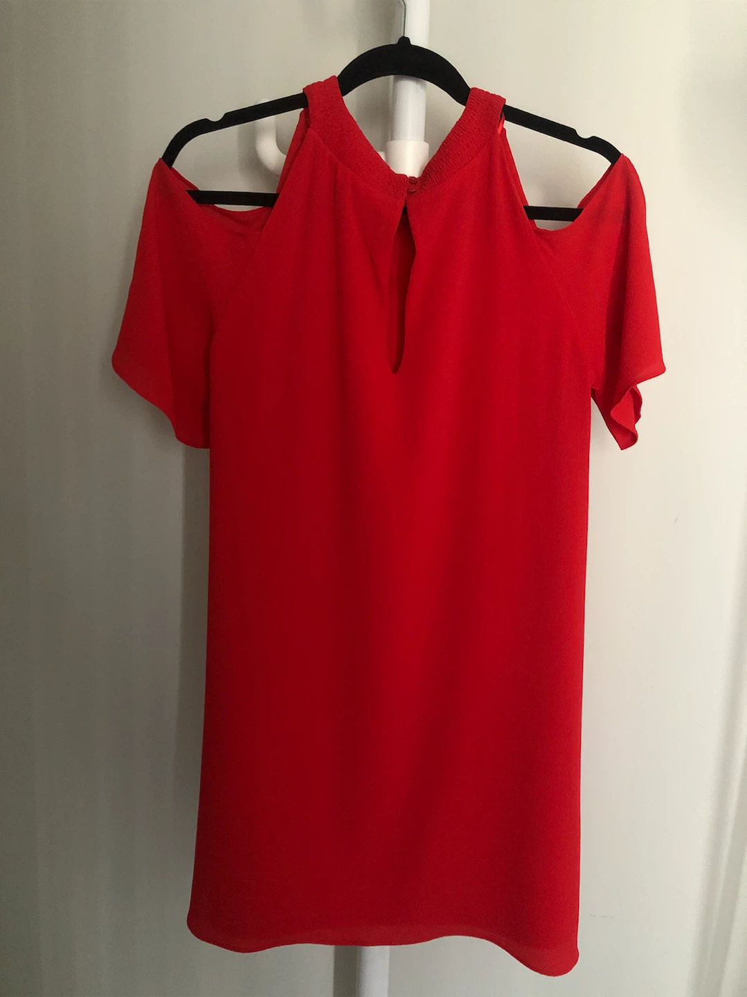 Red Cold Shoulder Dress $30 - photo 4
