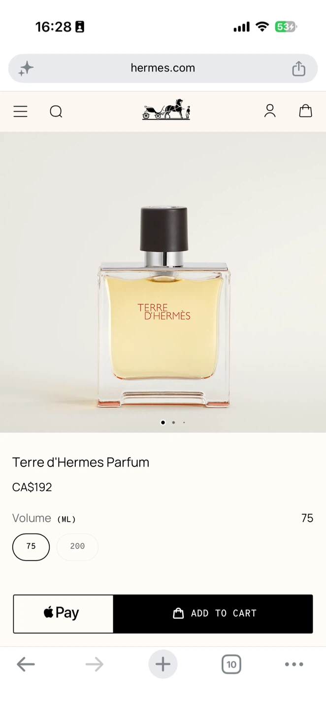 Brand new Sealed giftable perfume Terre D’Hermes