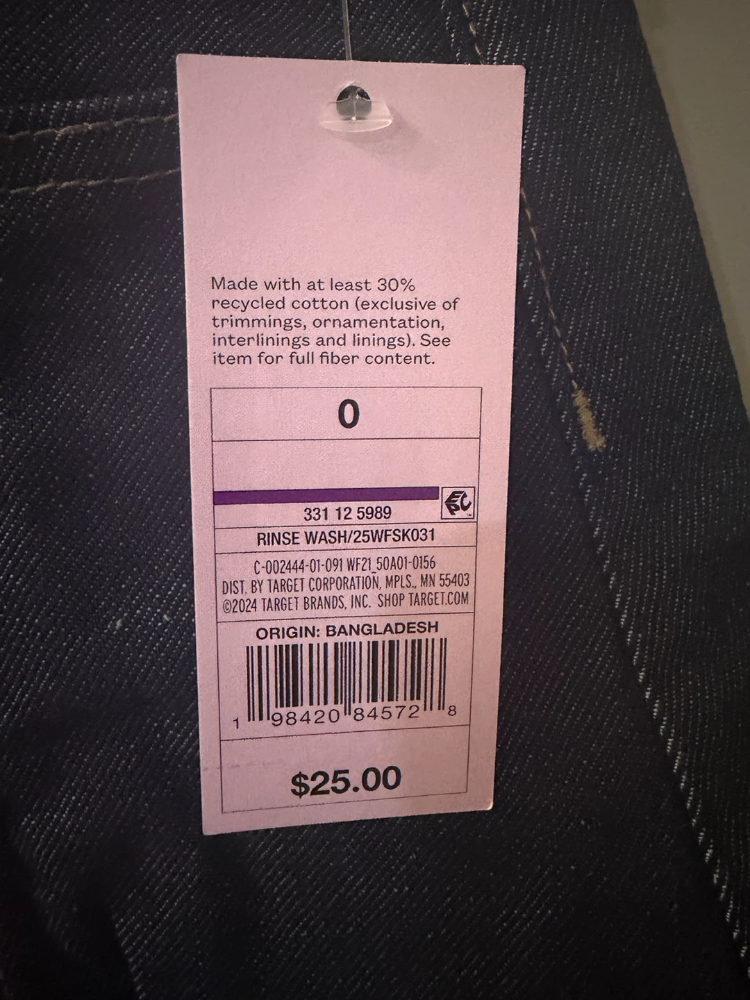NWT! Wild Fable Denim Skirt Size 0 - photo 2