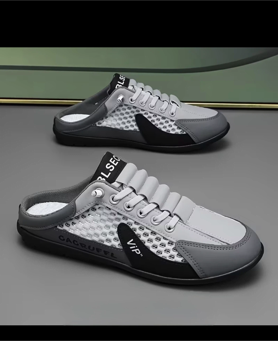 Size 11 Grey "VIP" CACRUFFL Sneakers - photo 3