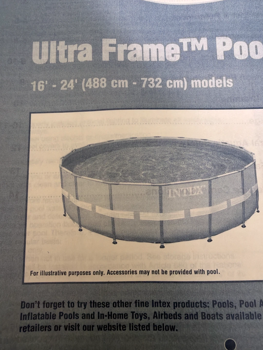 INTEX Above Ground Pool 16’ x 24’ - photo 2